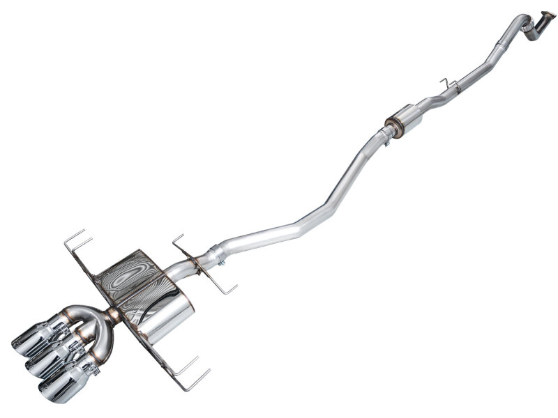 Acura Integra Performance Exhaust - Rear - AWE Tuning - Cat-Back Touring Edition - Chrome Silver - 2024+